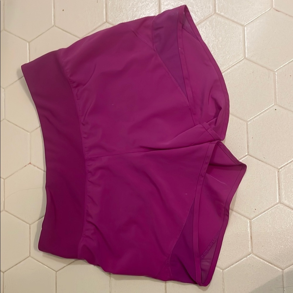 Old Navy Purple Athletic Shorts (Women — size medium)